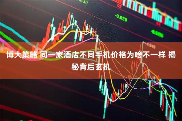 博大策略 同一家酒店不同手机价格为啥不一样 揭秘背后玄机